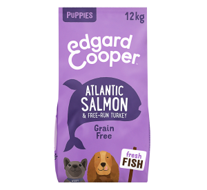 Edgard&Cooper hond puppy brok graanvrij zalm&kalkoen 12kg