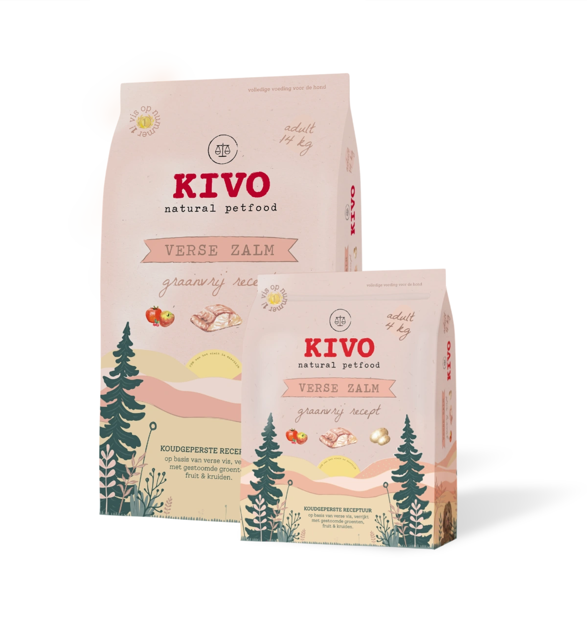 Kivo Verse Zalm Graanvrij 14 KG