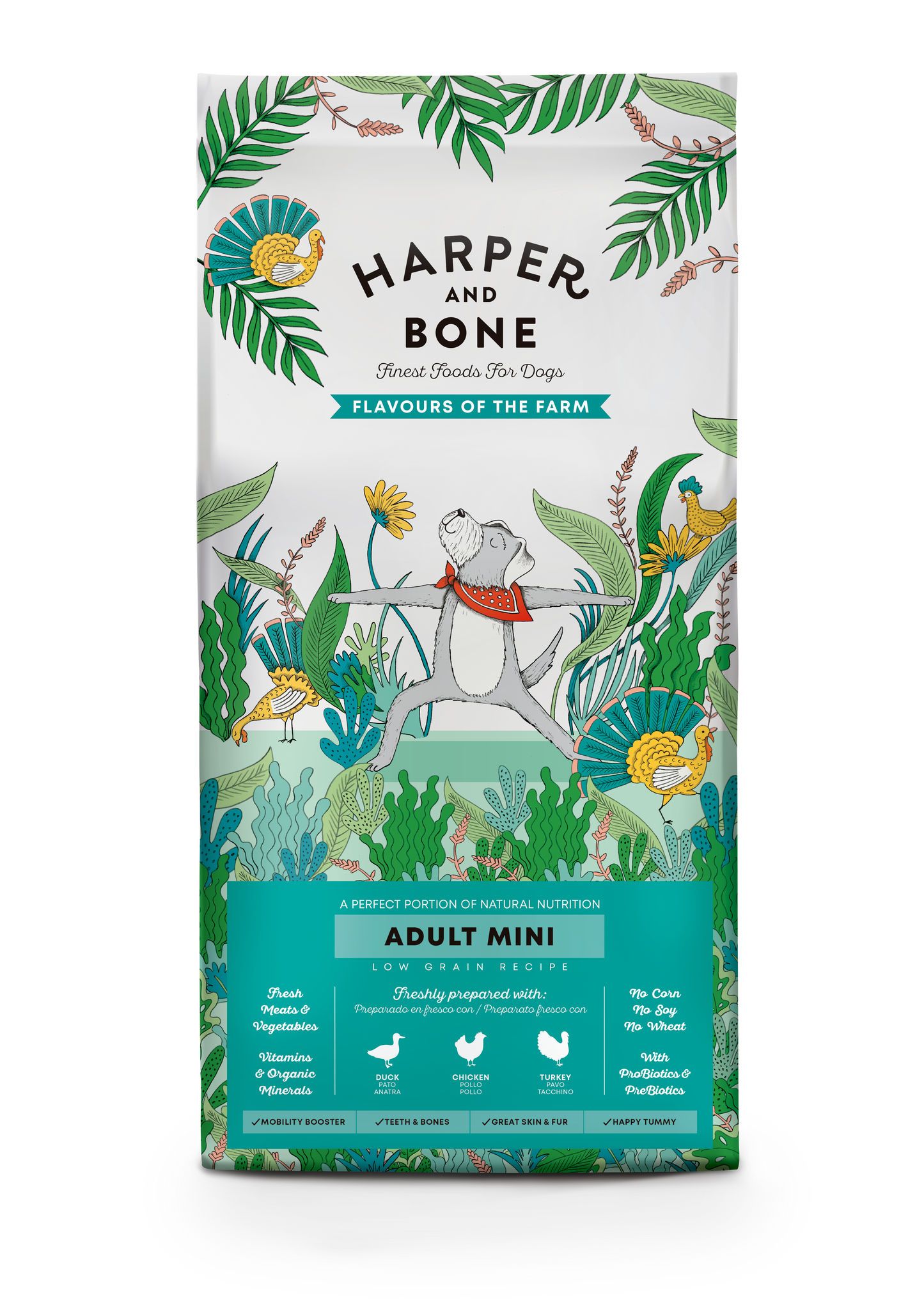 Harper & Bone Dog Flavours Of The Farm Adult Mini 10 KG