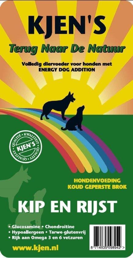 Kjen’s Hondenvoer Kip & Rijst 15 KG