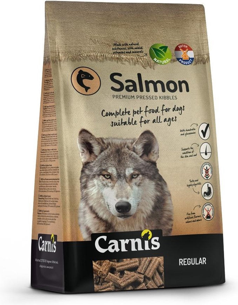 Carnis Salmon Regular Geperst Hondenvoer 12,5 KG