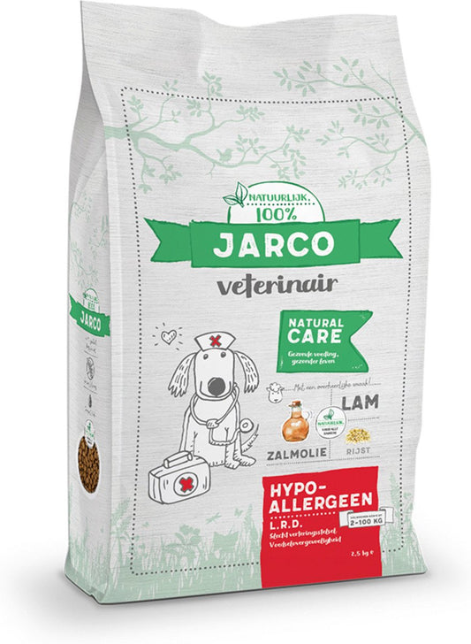 Jarco Dog Hondenvoer Veterinair Hypoallergeen L.R.D. 12,5 KG