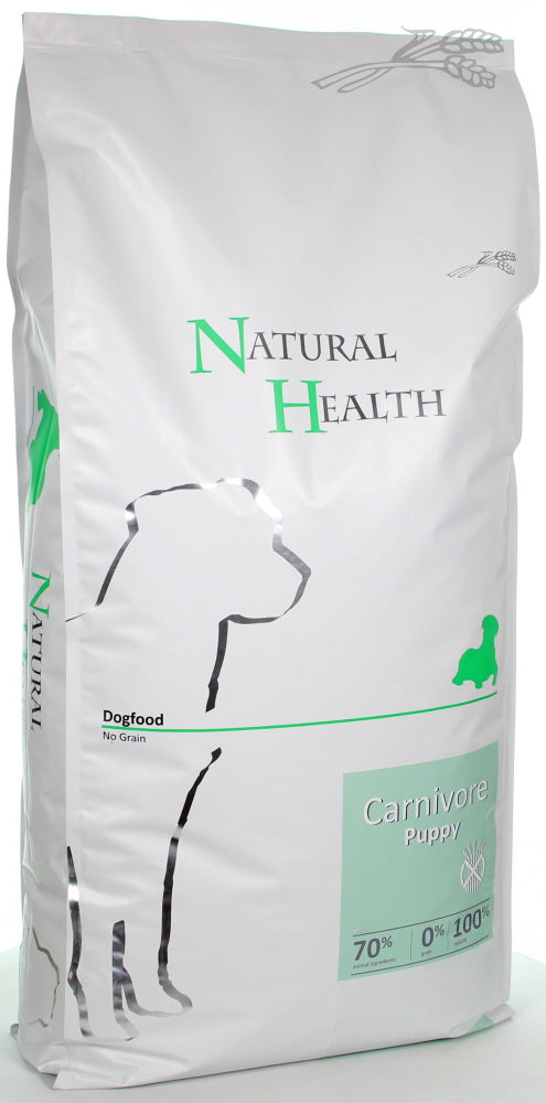 Natural Health Dog Hondenvoer NH Carnivore Puppy 15 KG