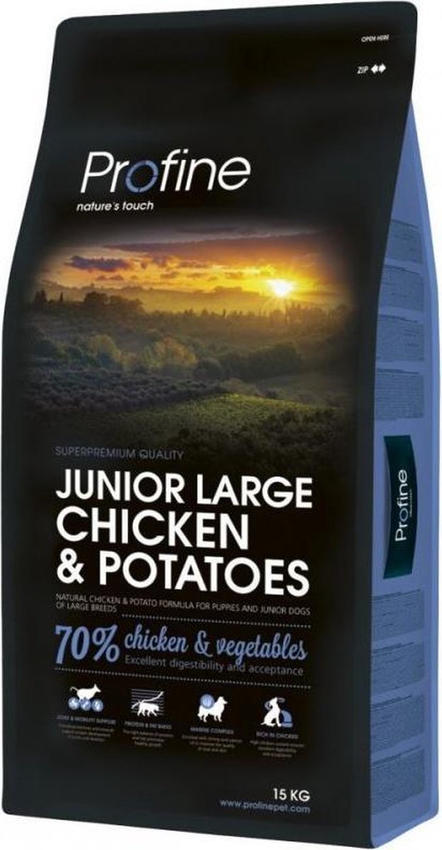 Profine Junior Large Breed Hondenvoeding Kip 15 KG