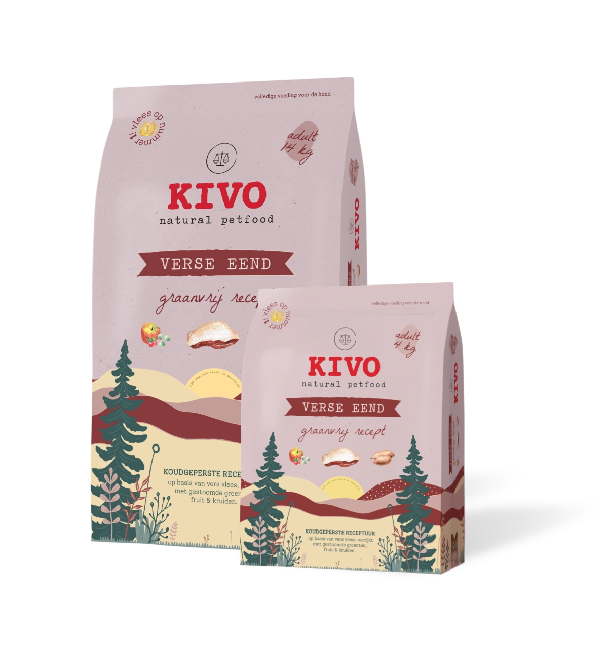 Kivo Verse Eend Graanvrij 14 KG