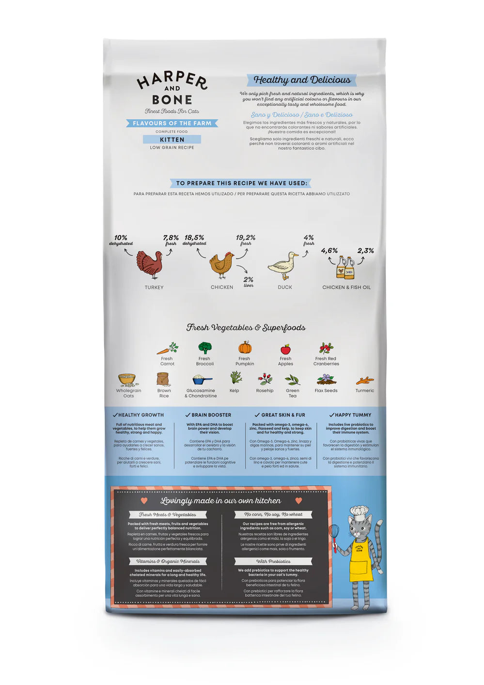 Harper & Bone Flavours Of The Farm Kitten 5 KG