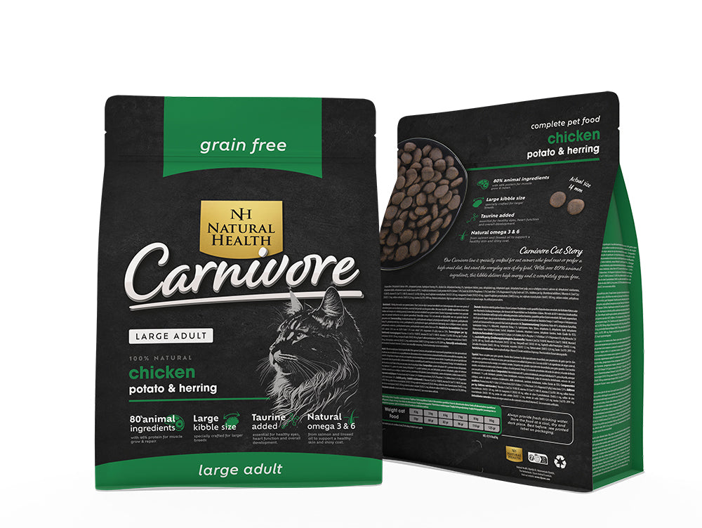 Natural Health Cat Carnivore Large Bite 2 kg