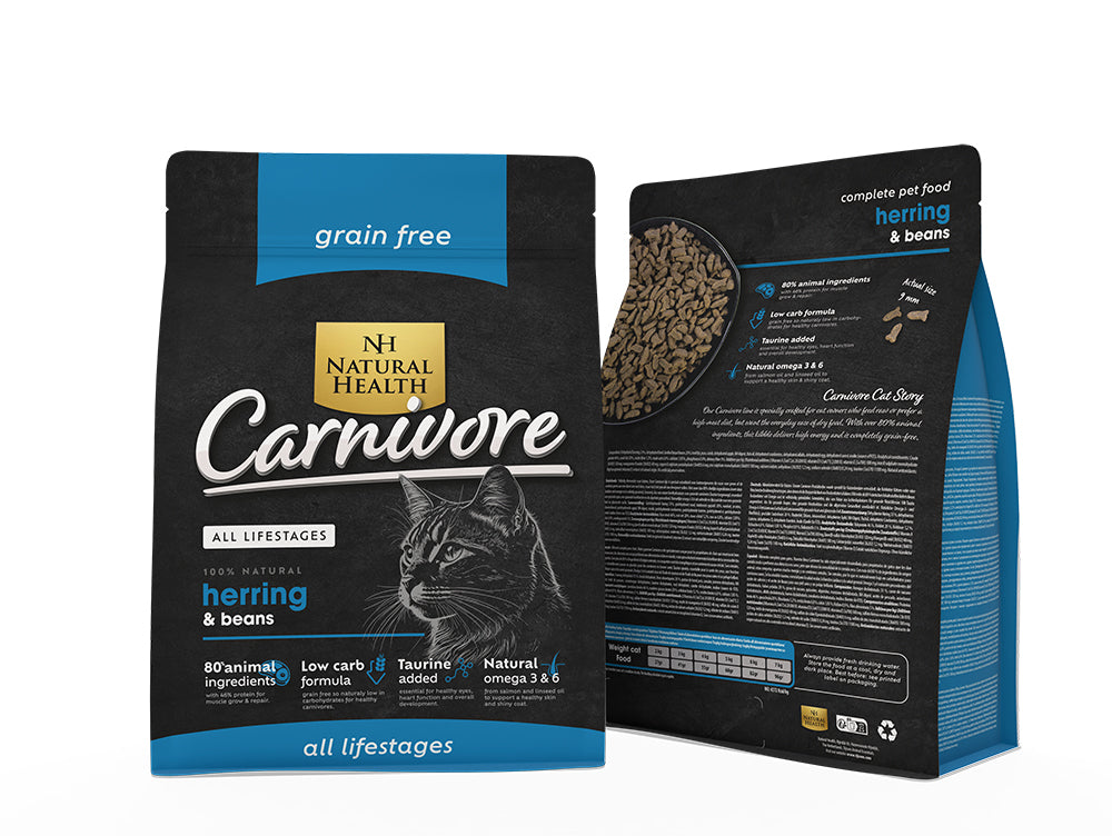 Natural Health Cat Carnivore Fish&Beans 2 kg