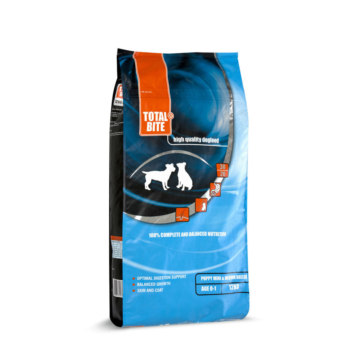 Total Bite Dog Puppy Medium Breeds Hondenvoer 12 KG